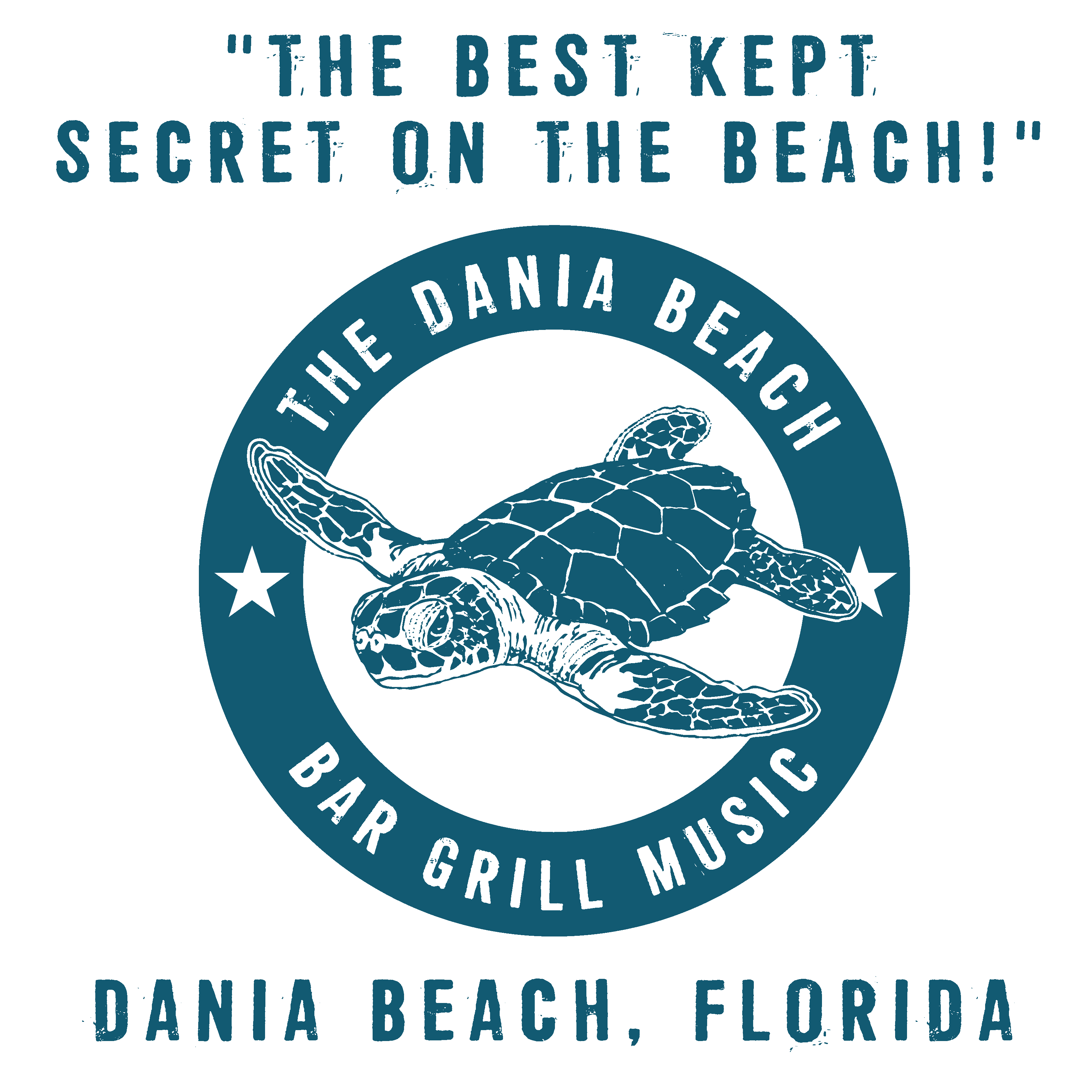 The Dania Beach Bar & Grill Sea Turtle Tee Shirt